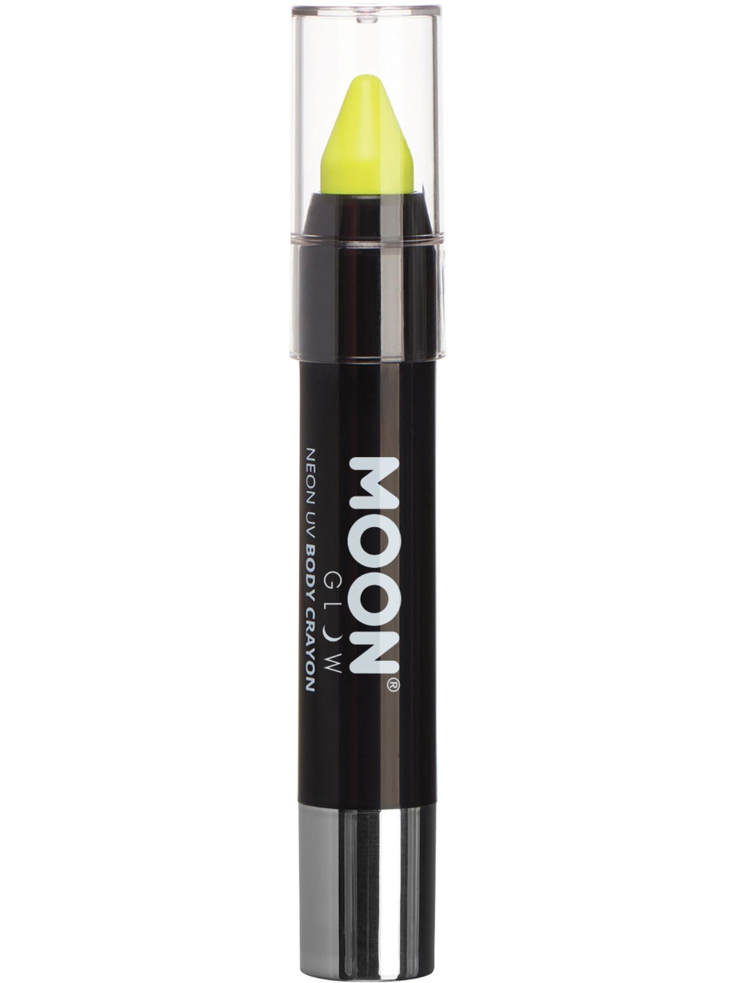 Smiffys Moon Glow Pastel Neon UV Body Crayons, Pastel Yell CD für Unisex
