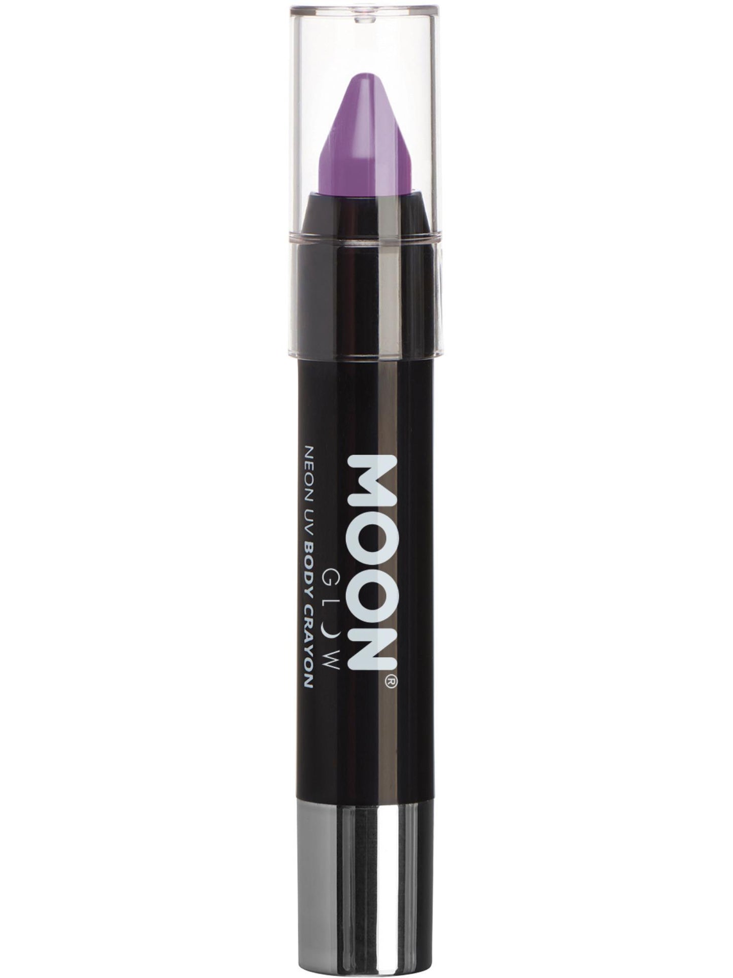 Smiffys Moon Glow Pastel Neon UV Body Crayons, Pastel Lila CD für Unisex