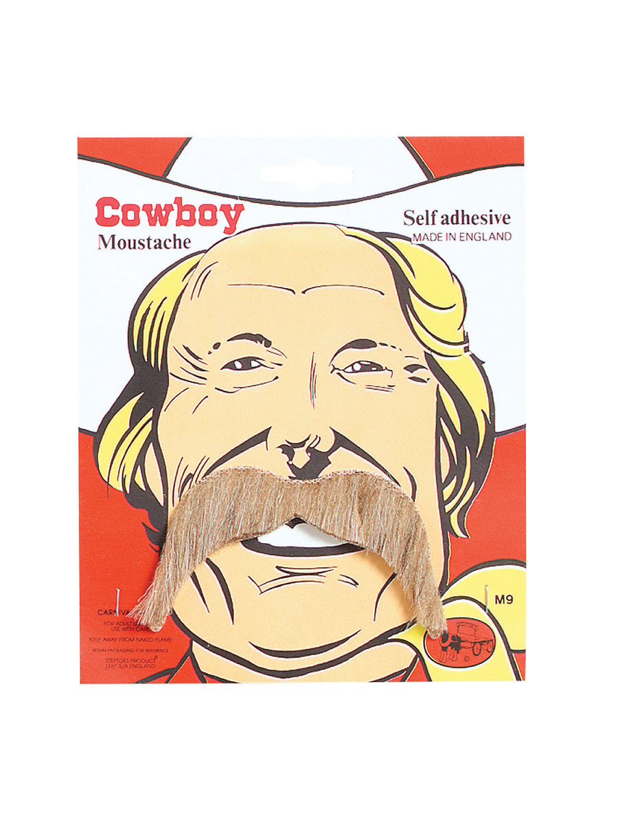 Rubies Cowboy Tash. Blonde Beards and Moustaches