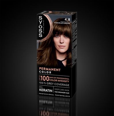 SYOSS SYOSS Permanent Color Haarfarbe 4,8 Castaño Chocolate 1 Anwendung Kosmetik