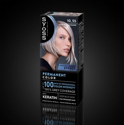SYOSS SYOSS Permanent Color 10,55 Rubio Platino Haarfarbe 1 Anwendung Kosmetik