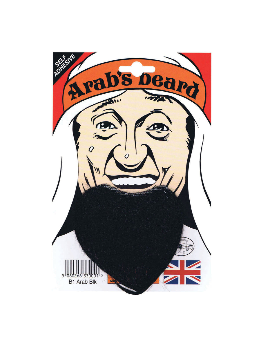 Rubies Goatee Arab Beard schwarzer Kostümbart MB038