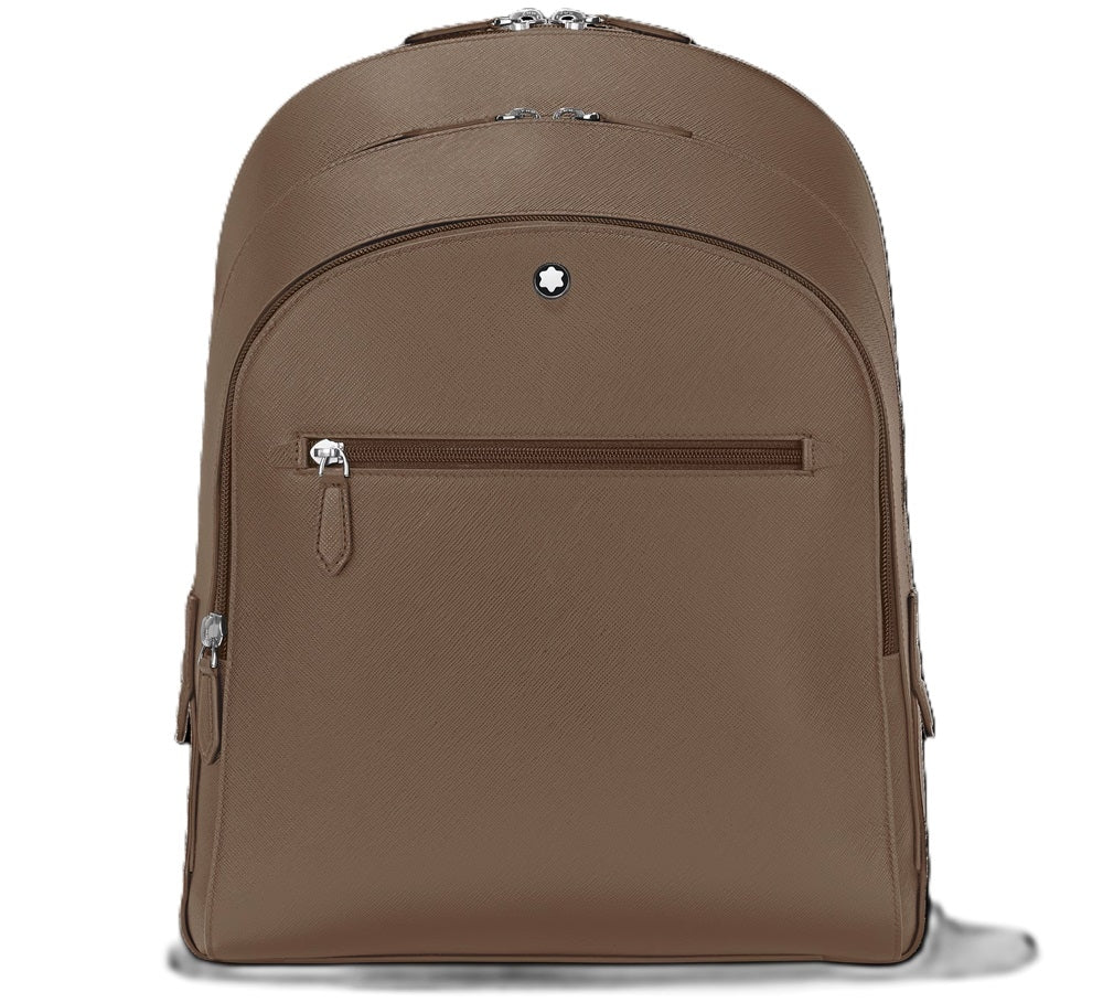 Montblanc Leather Sartorial Medium Lederrucksack mit drei Fächern – Produktansicht