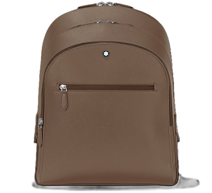 Montblanc Leather Sartorial Medium Lederrucksack mit drei Fächern – Produktansicht