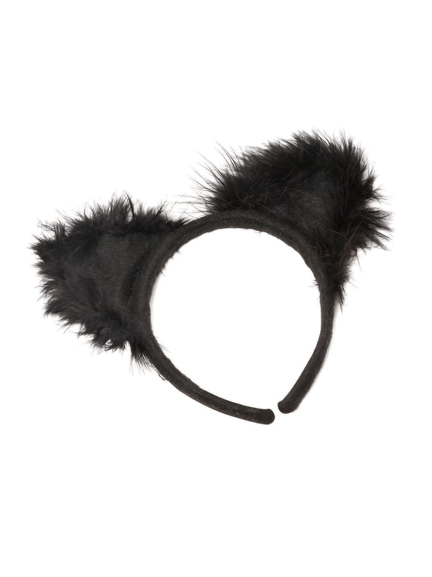 Rubies Rubies Cat Ears Marabou On Headband Headpieces and Headbands