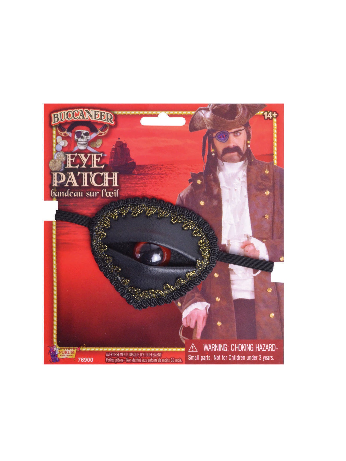 Rubies Rubies Buccaneer Eyepatch withEye Costume and Disguise Sets