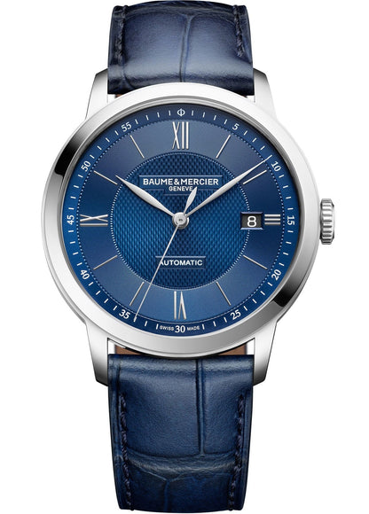 BAUME&MERCIER BAUME & MERCIER Classima Date Blue Armbanduhr mit blauem Zifferblatt – Produktansicht