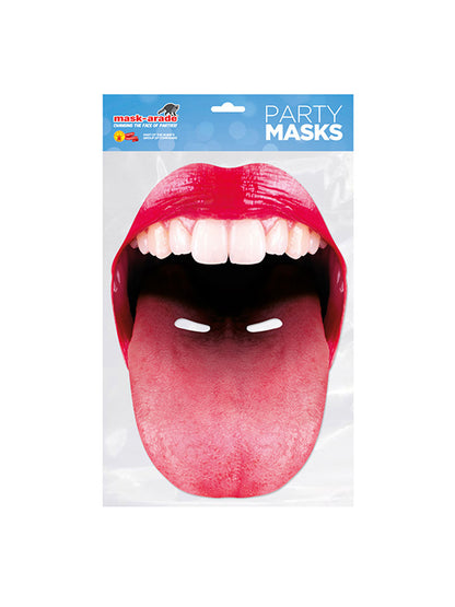 Rubies Mouth Tongue Maske mit Mund-und-Zunge-Motiv – Detailansicht