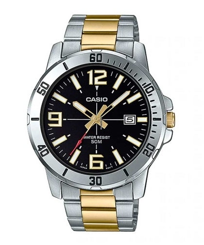 CASIO COLLECTION & VINTAGE Casio Sport Collection Diver 50M Two Tones Black Armbanduhr – Produktansicht