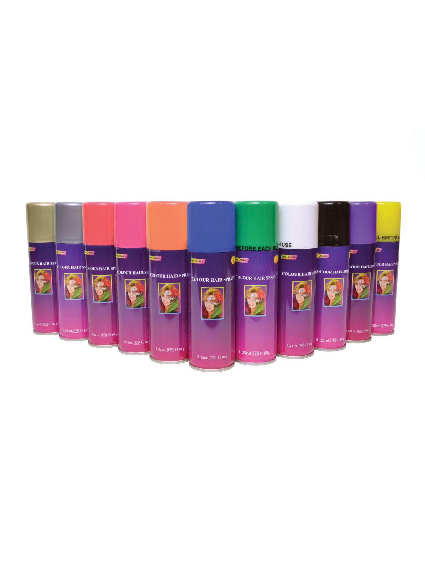 Rubies Rubies Gold Fluorescent Hairspray Schminke