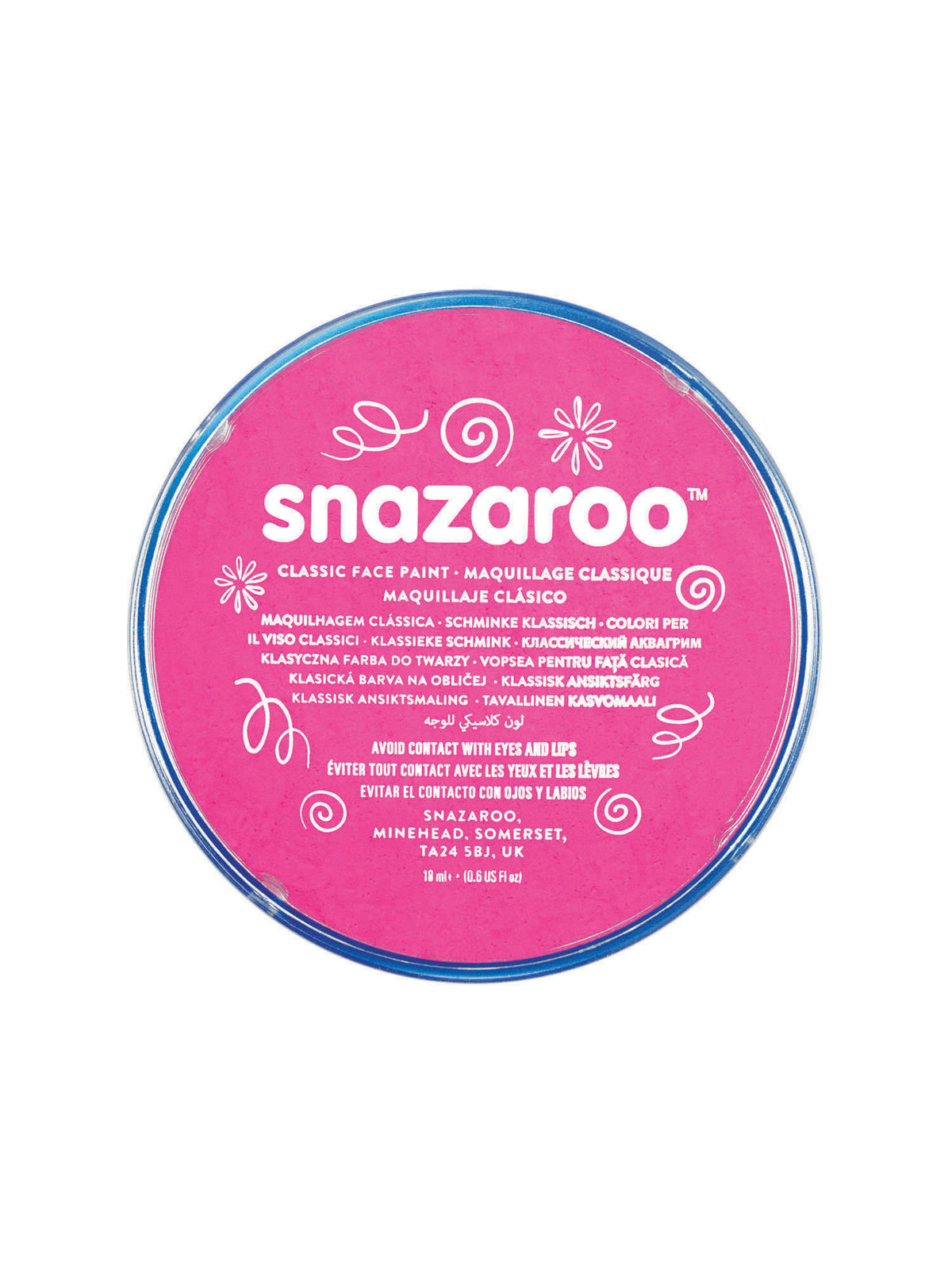 Rubies Rubies Snazaroo Bright Pink (5 Pack) Schminke