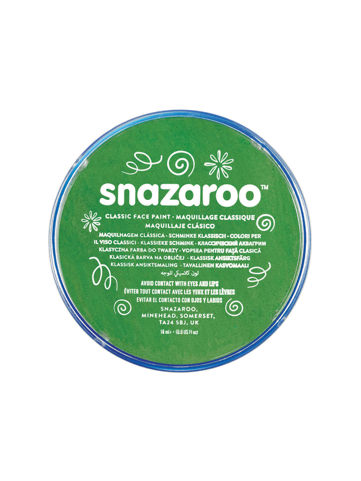 Rubies Snazaroo Grass Green / 477 (Single) Schminke