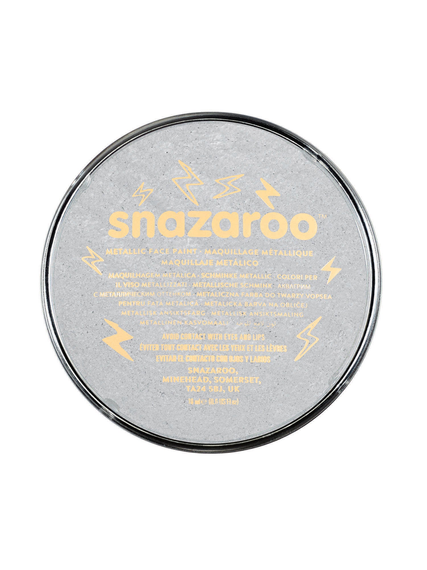 Rubies Snazaroo Silver Schminke 5er-Pack – Produktansicht
