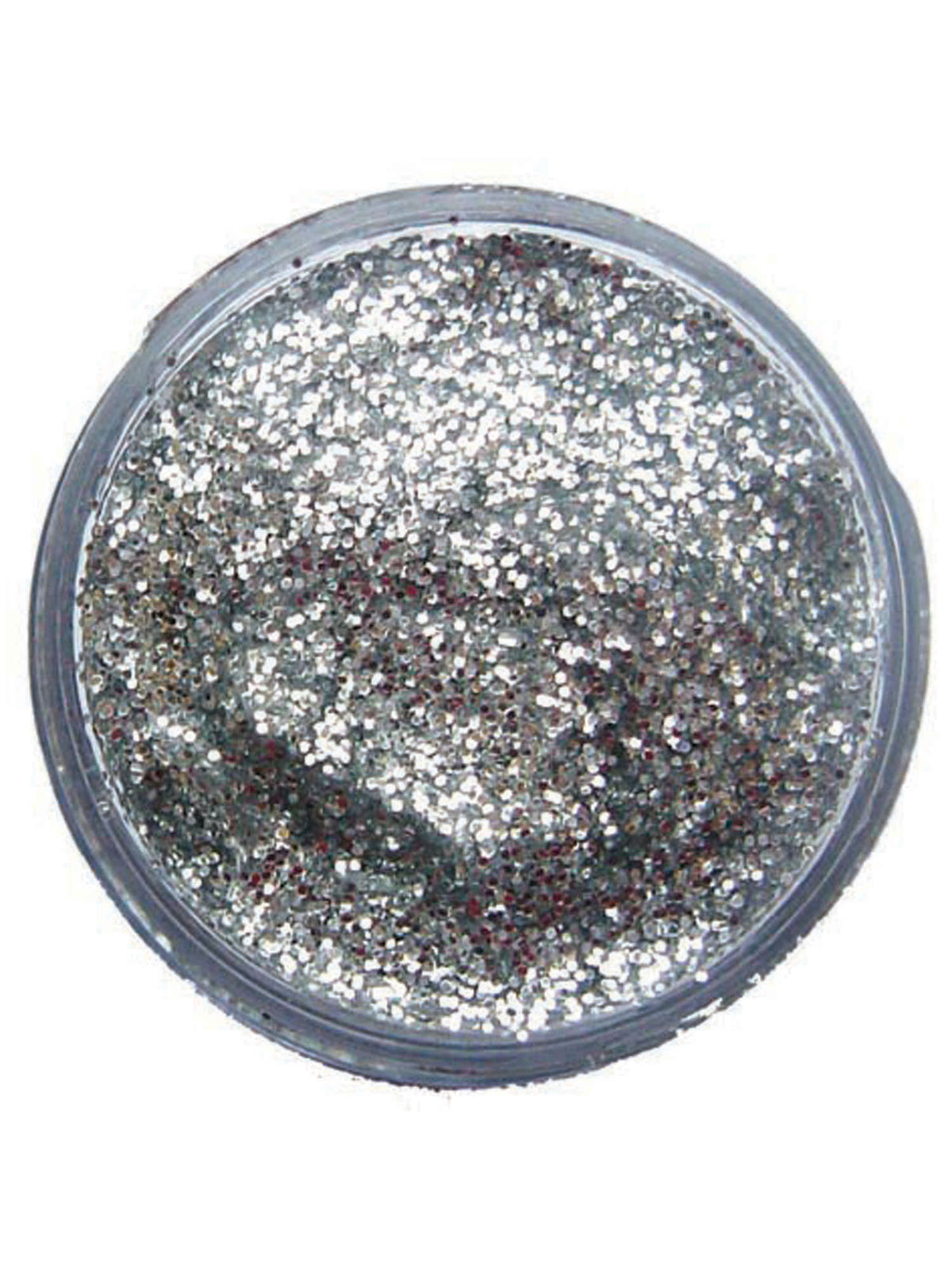 Rubies Glitter Gel 12ml, Silver Make-Up