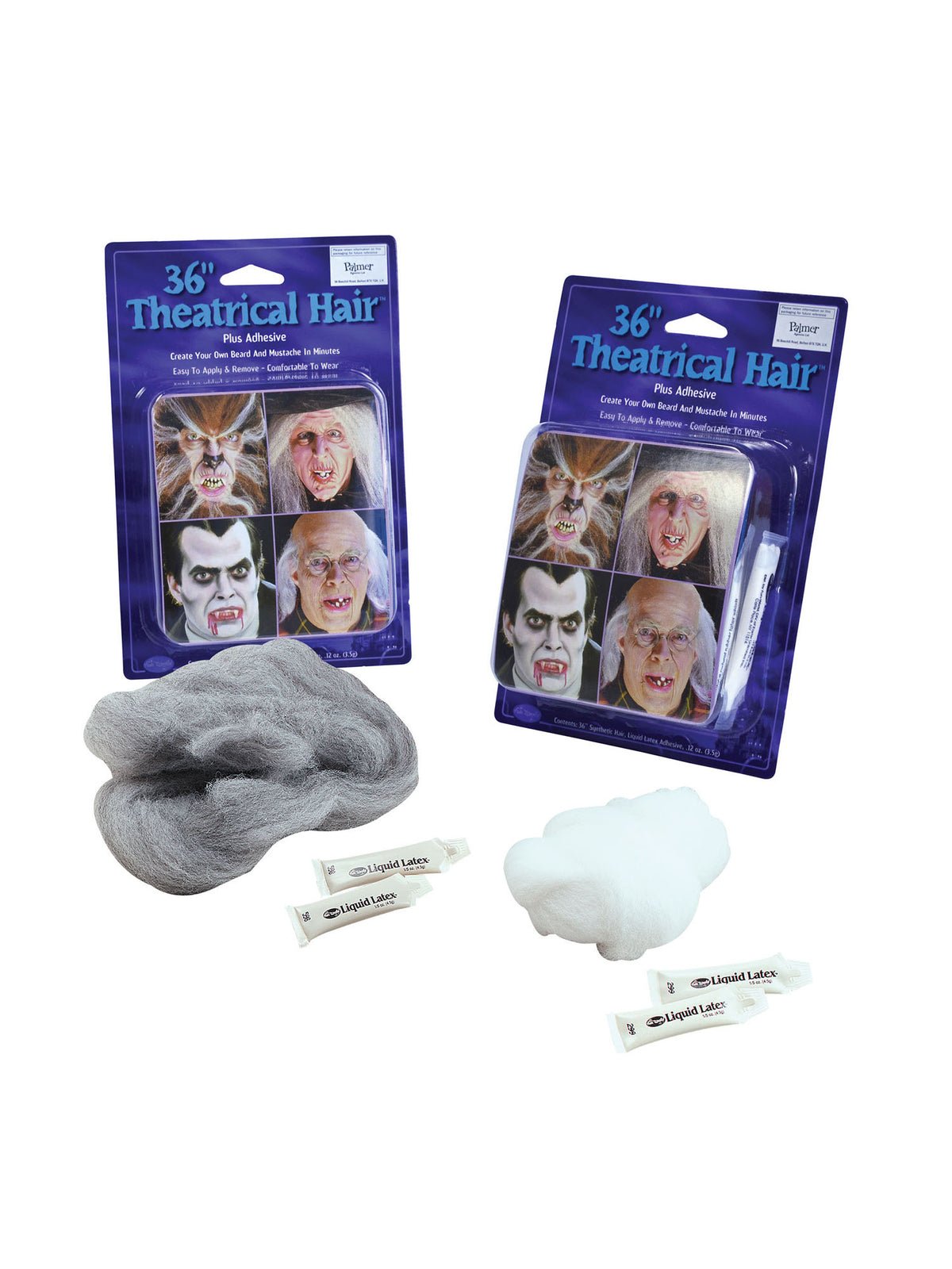 Rubies Theatrical Hair 36in Brown Schminke