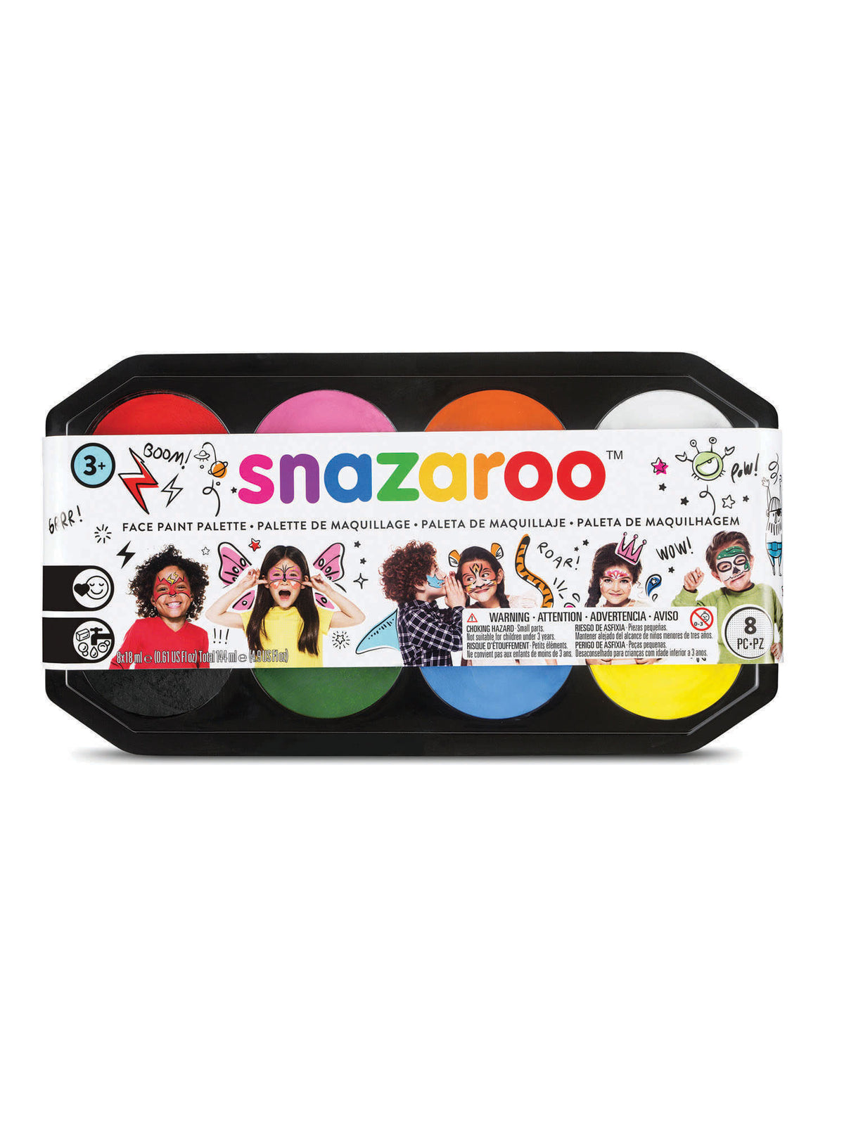 Rubies Snazaroo 18ml Palette Schminke
