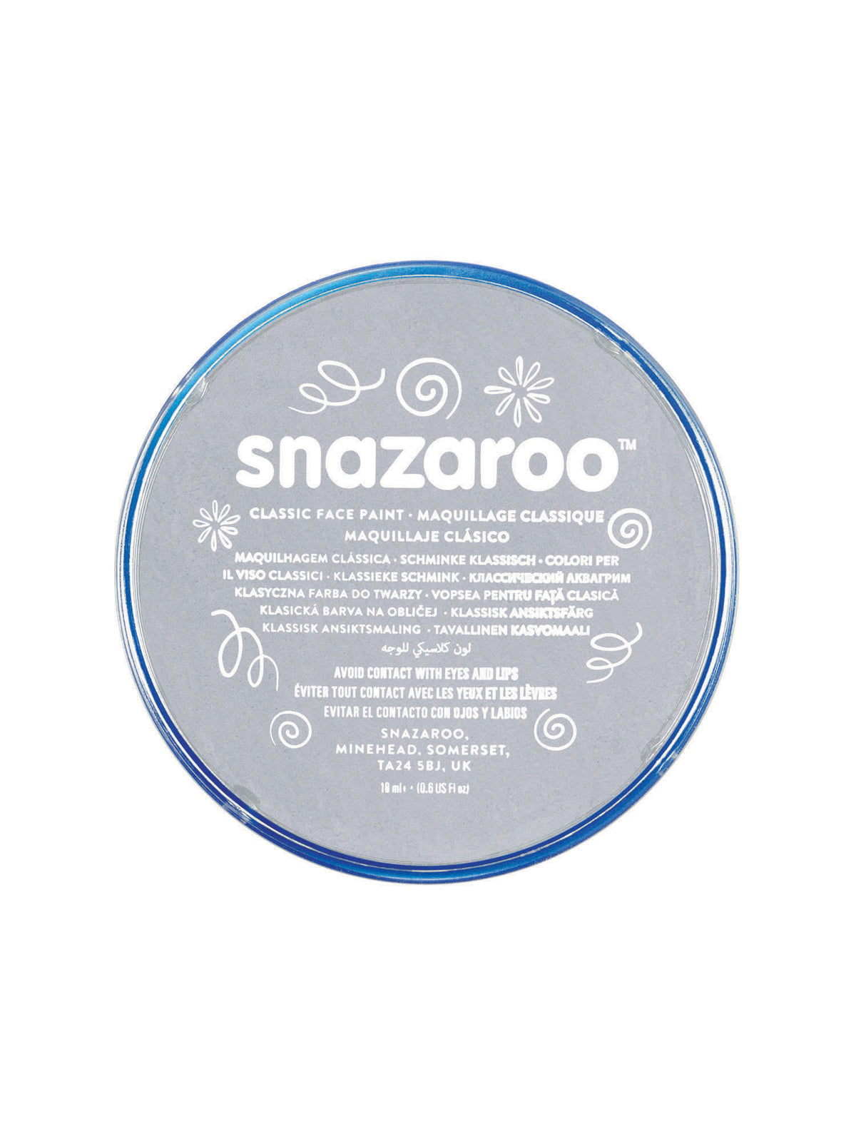 Rubies Rubies Snazaroo Light Grey (5 Pack) Schminke