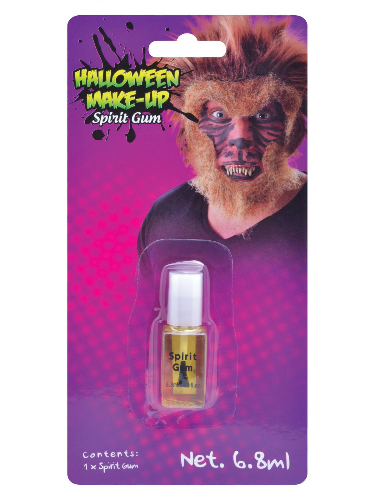 Rubies Spirit Gum W/Brush Blister Card/6.8ml Make-Up