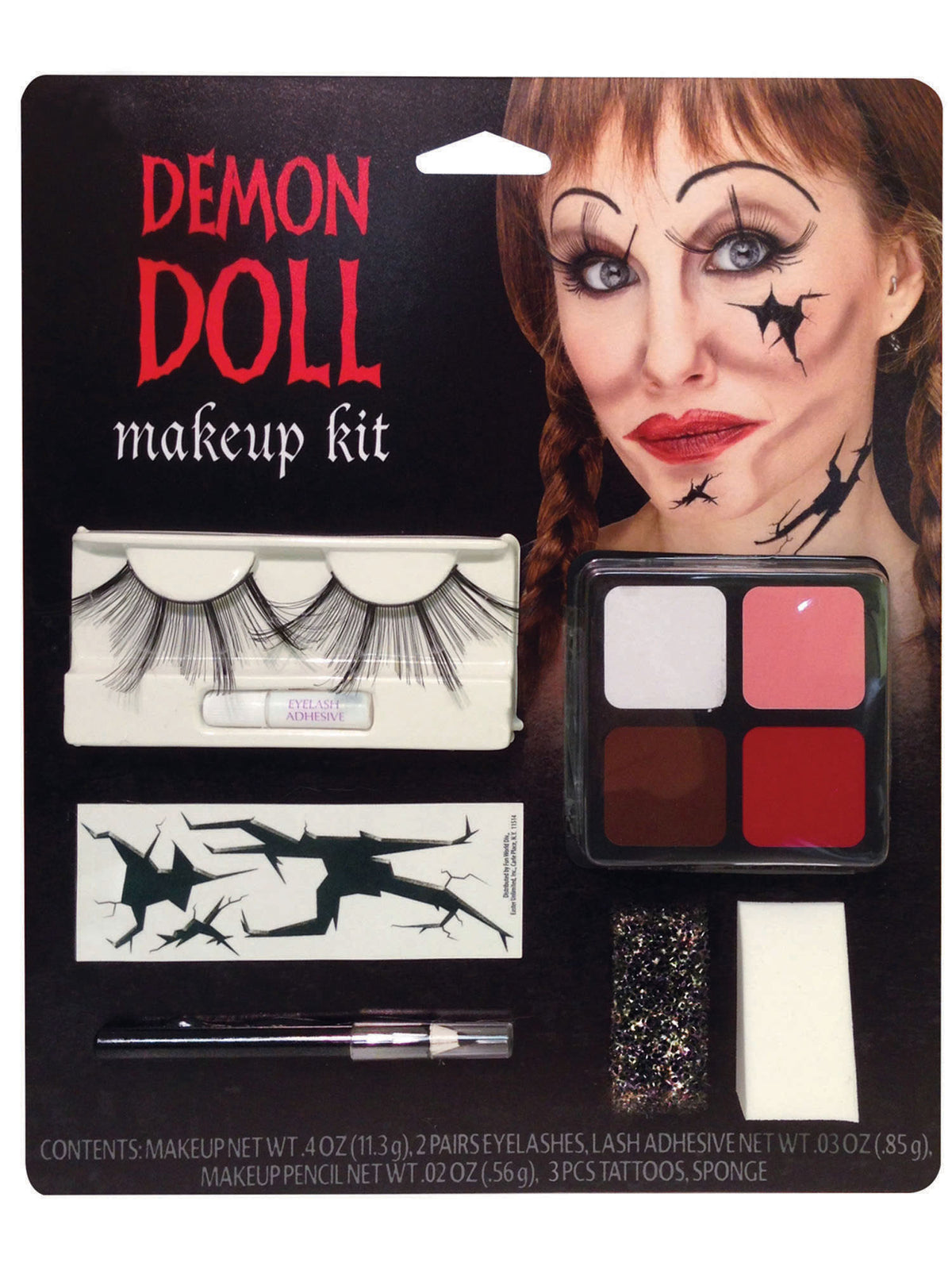 Rubies Demon Doll Makeup Kit *** Schminke