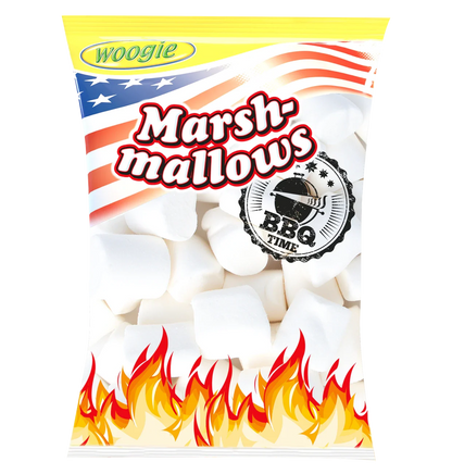 Woogie Marshmallows Barbecue 300 g – Schaumzucker zum Rösten und Naschen