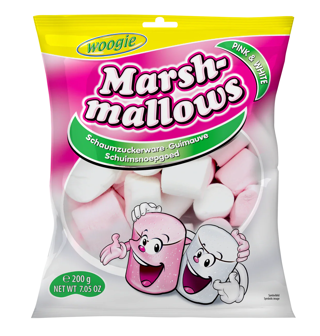 Woogie Marshmallows Pink & White 200g