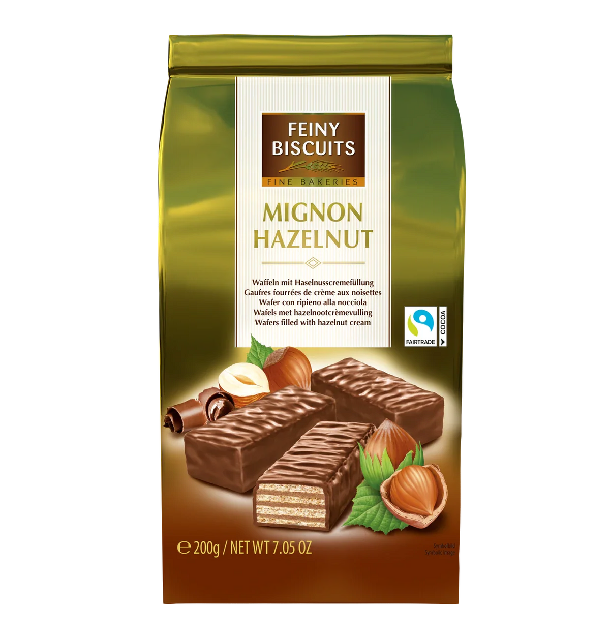 Feiny Biscuits Mignon Waffeln mit Haselnusscremefüllung 200 g