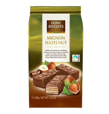 Feiny Biscuits Mignon Waffeln mit Haselnusscremefüllung 200 g