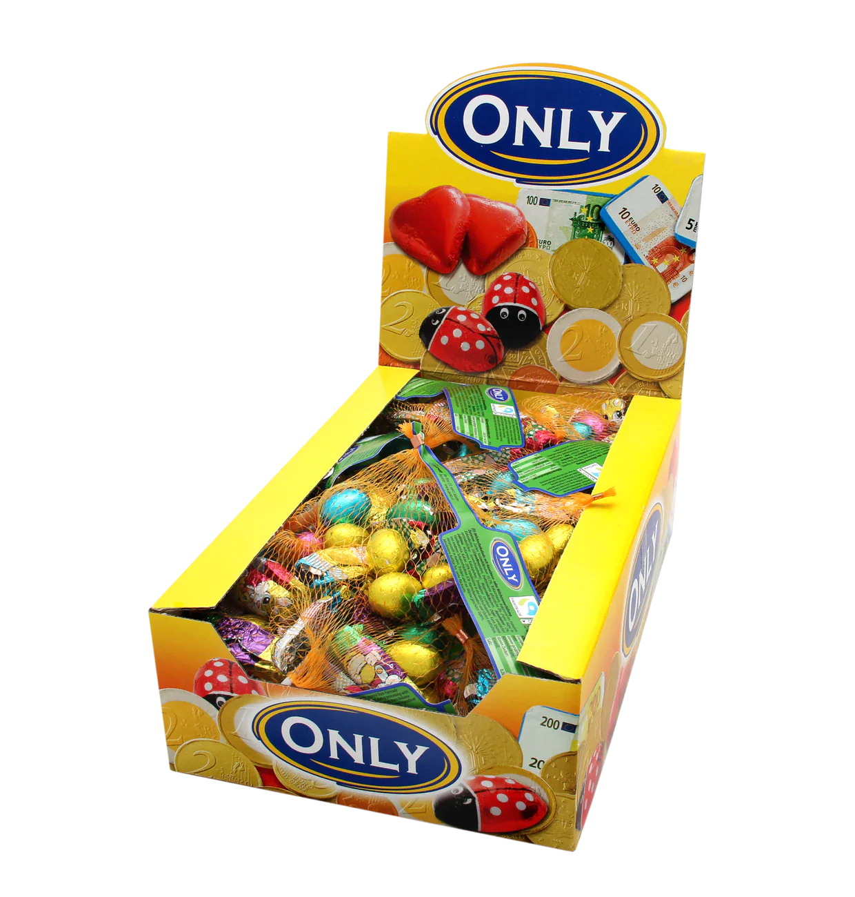 Only Milchschokolade Hasen & Eier mit Haselnuss & Milchcremefüllung 84g – Detailansicht