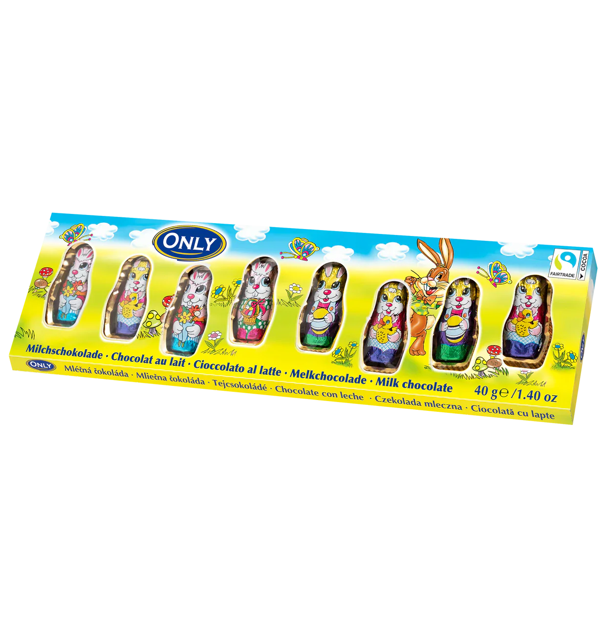 Only Milchschokolade Osterhasen 40g (8x5g)