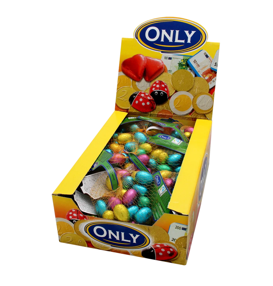 Only Milchschokoladeeier mit Haselnusscremefüllung klein 84 g