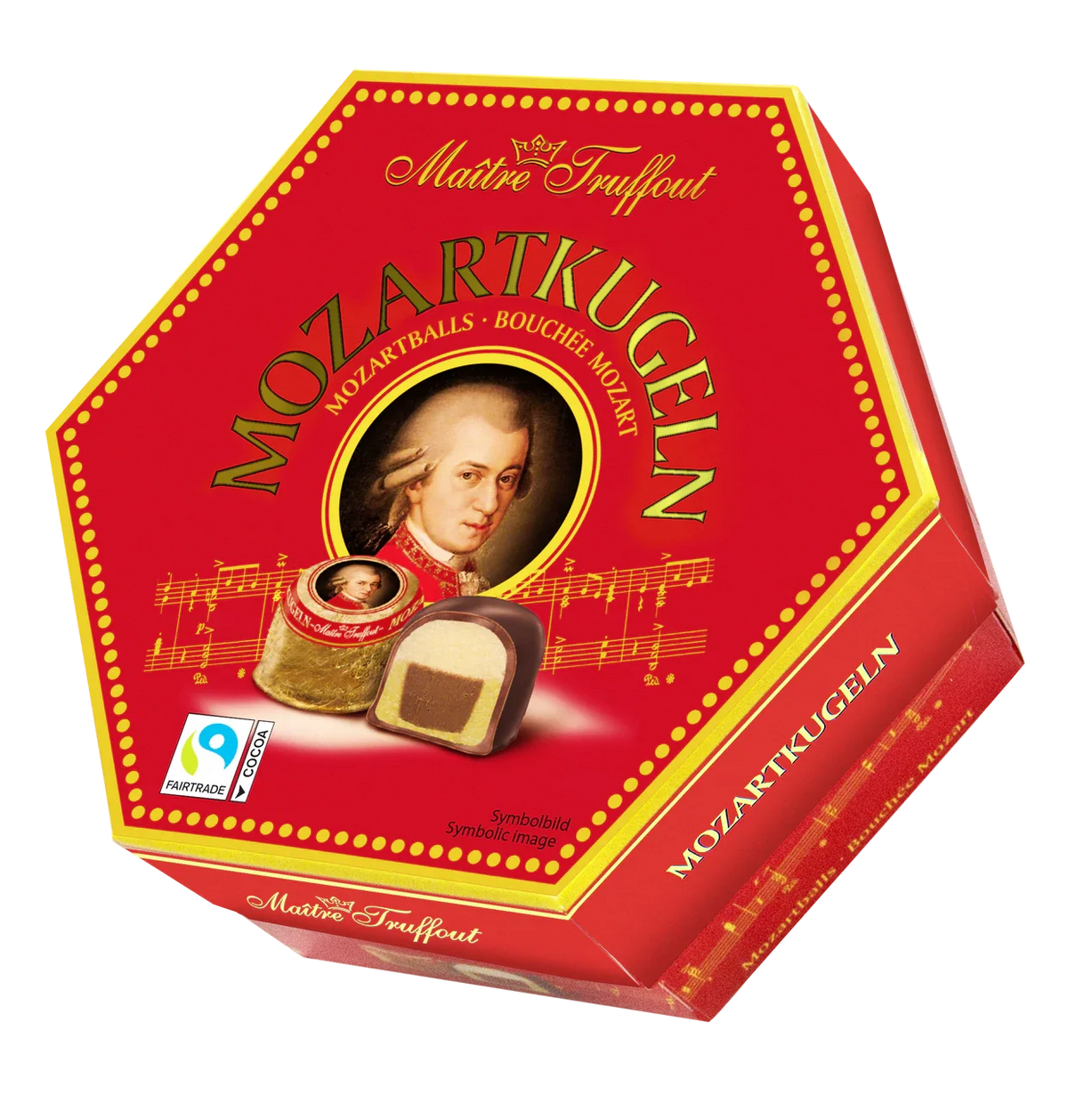 Maître Truffout Mozartkugeln 300 g in eckiger Geschenkbox