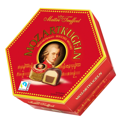 Maître Truffout Mozartkugeln 300 g in eckiger Geschenkbox
