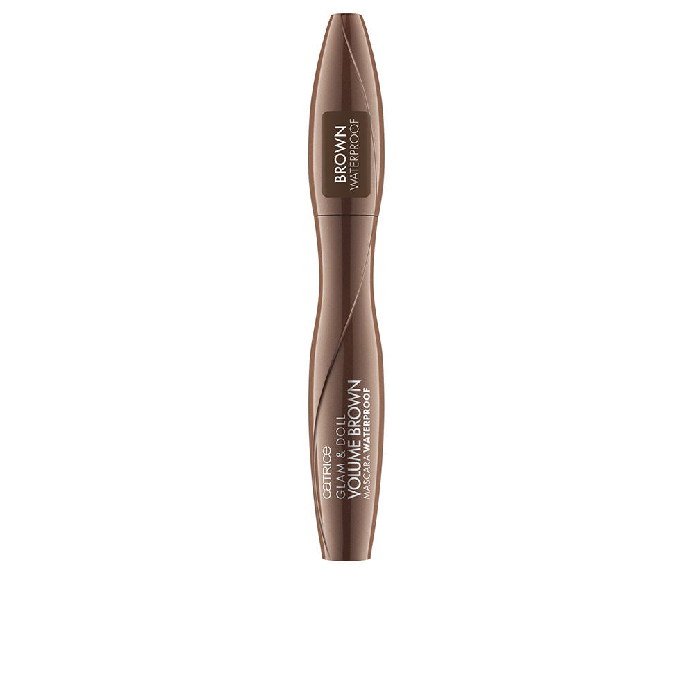 GLAM&DOLL máscara de pestañas volumen waterproof #brown 10 ml
