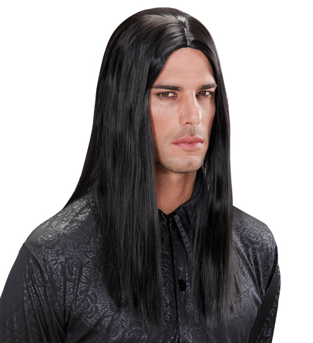 Schwarze Dream Hair Perücke Viktor in farbiger Verpackung