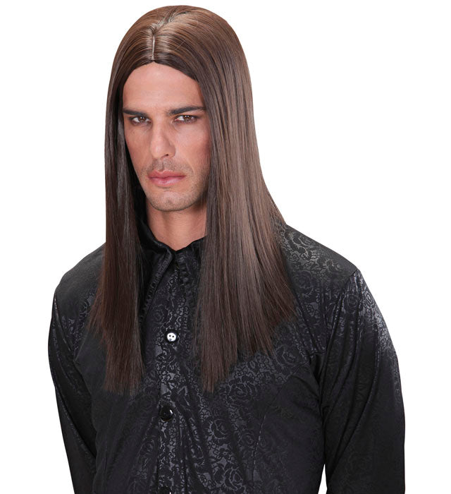 Dunkelbraune Perücke Dream Hair Viktor auf neutralem Hintergrund