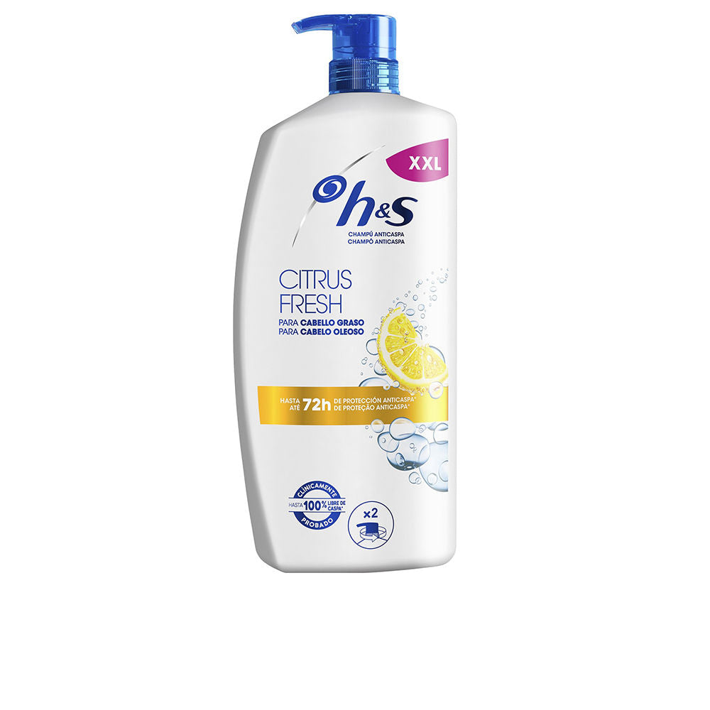 H&amp;S CITRUS FRESH anti-dandruff shampoo for oily hair, 1000 ml dispenser