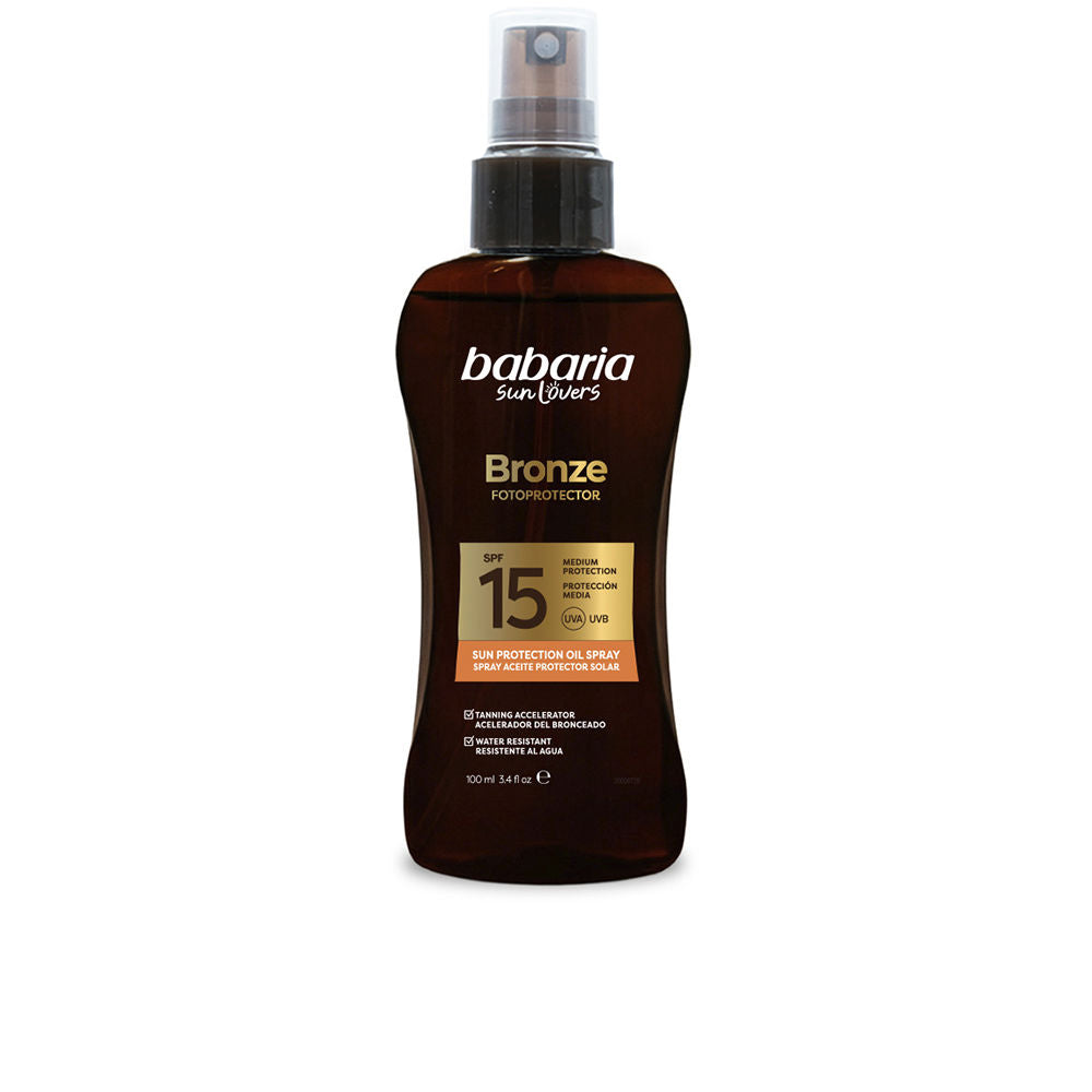 SUN LOVERS BRONZE spray aceite protector solar SPF15 100 ml