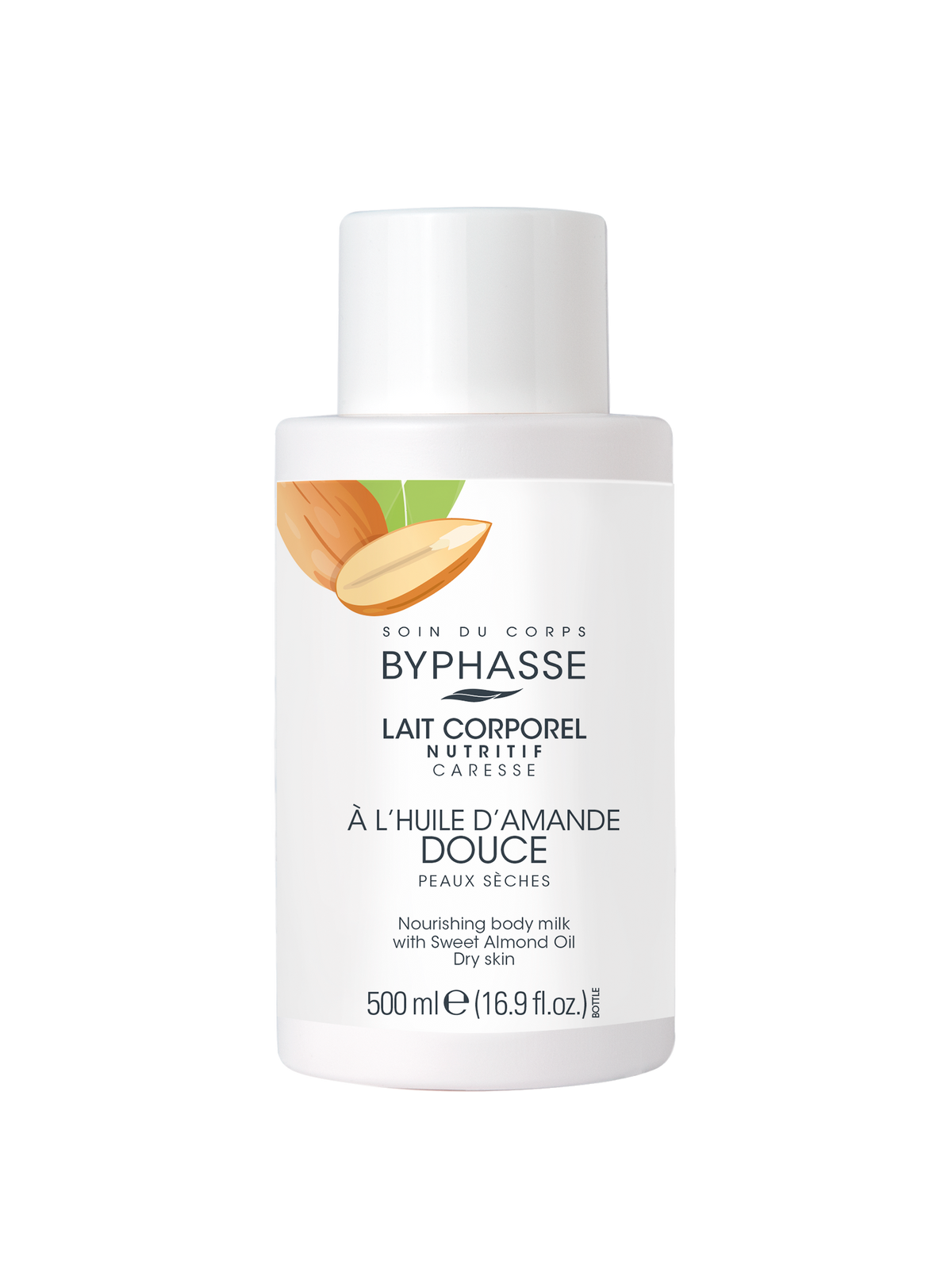 Byphasse Leche Corporal Nutritiva Körpermilch mit Mandelöl 500 ml