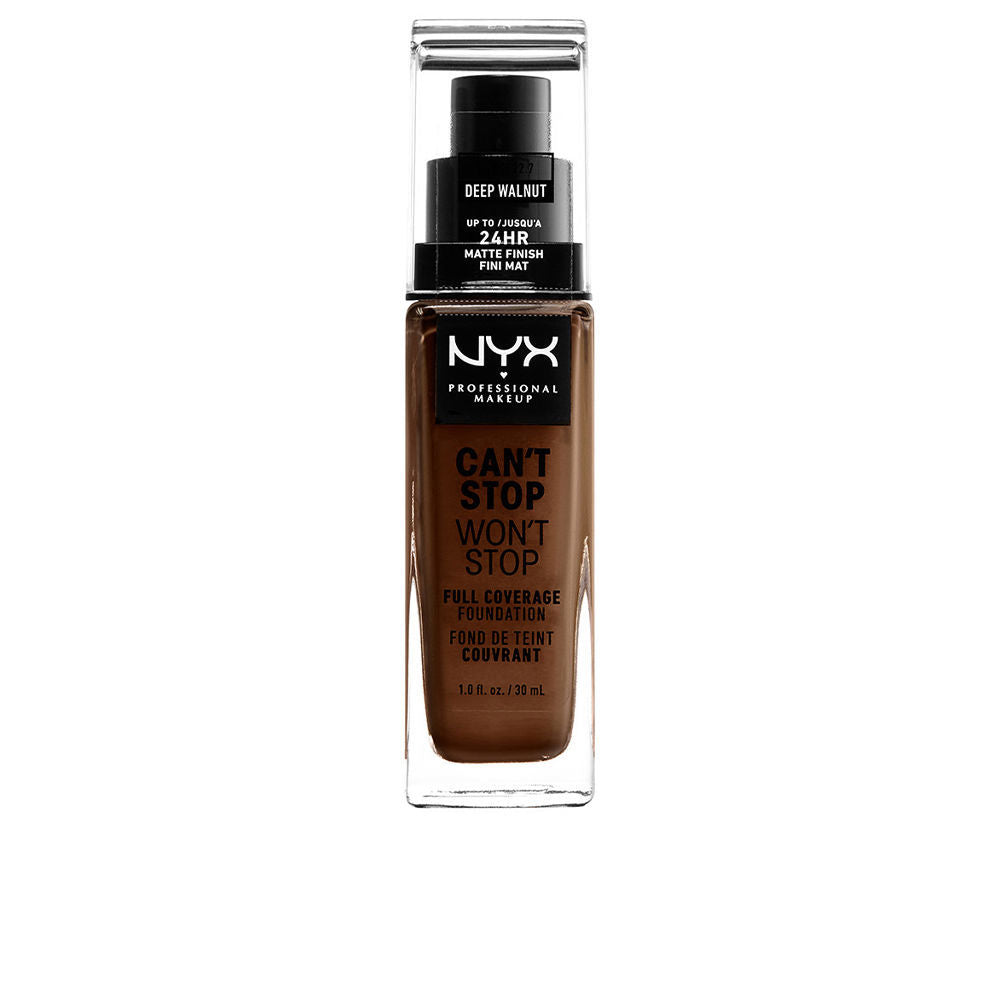 CANT STOP WONT STOP full coverage foundation #deep walnut
