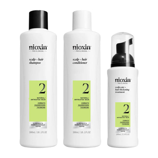 NIOXIN NIOXIN Sistema 2 Kit für natürliches Haar mit fortgeschrittenem Schwund 3-teilig Kosmetik
