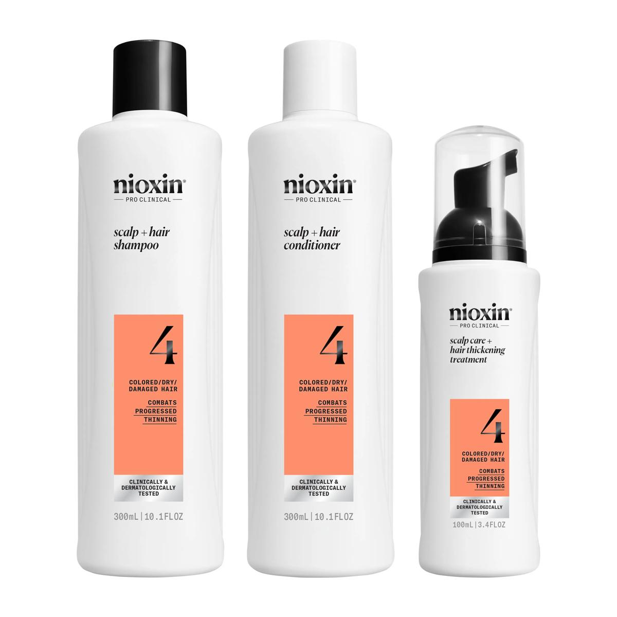 NIOXIN NIOXIN Sistema 4 Kit für coloriertes Haar mit fortgeschwächtem Haar 3-teilig Kosmetik