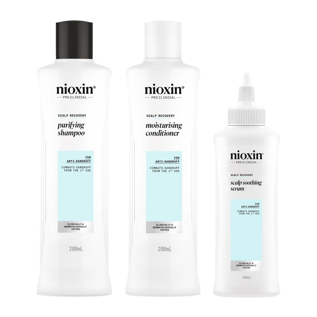 NIOXIN NIOXIN Scalp Recovery Antischuppen Kit gegen schuppende und juckende Kopfhaut 3 Teile Kosmetik