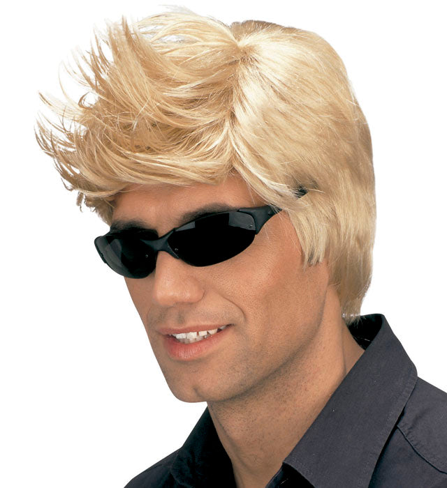 David Perücke in Blond und Braun – Fasnacht Kostümzubehör