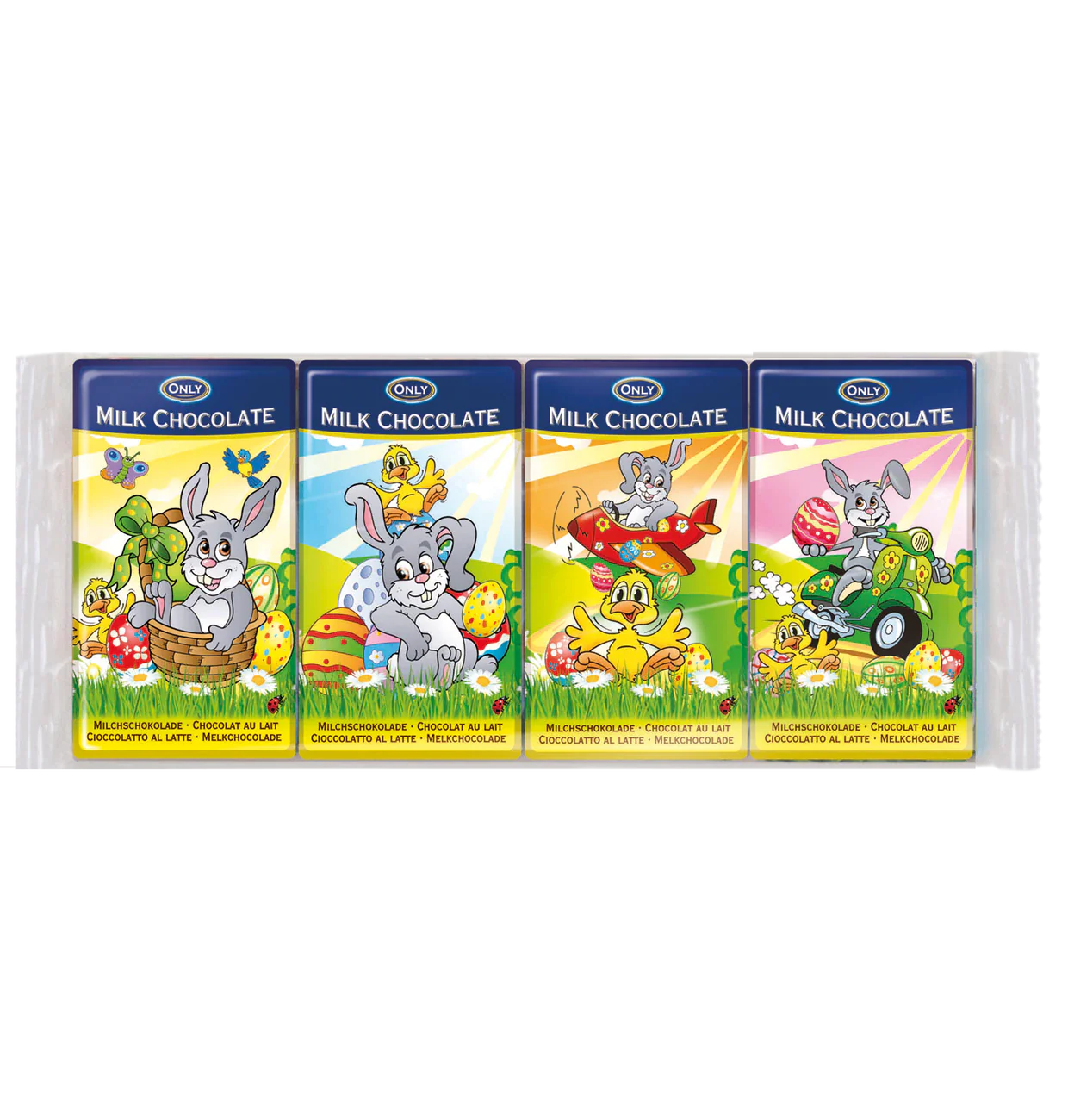 Only Ostern Milchschokolade 4x15g