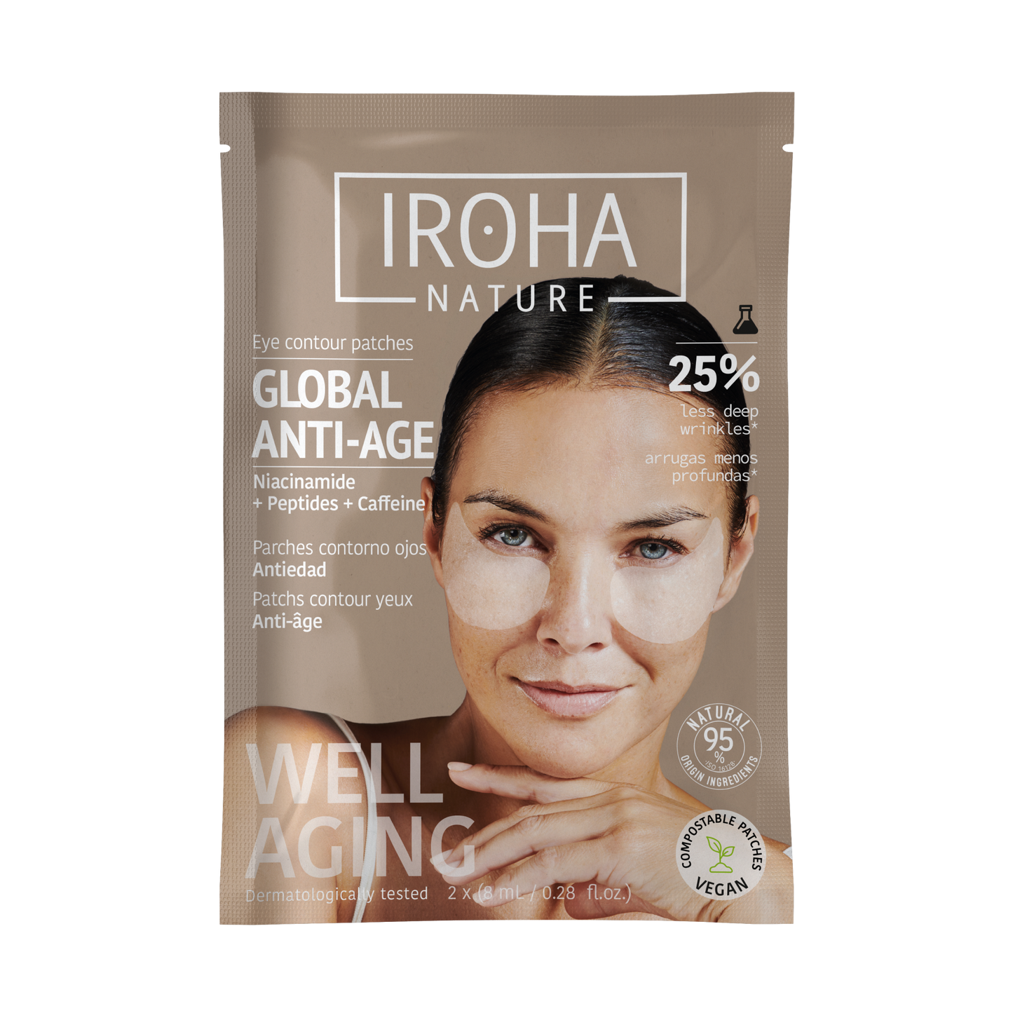 IROHA NATURE IROHA NATURE Global Eye Care Niacinamide Caffeine Peptides 2 U Augenpflege Kosmetik