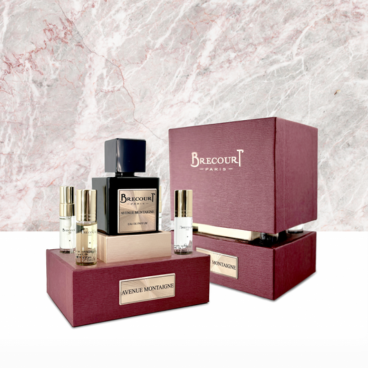 BRECOURT BRECOURT Avenue Montaigne Eau de Parfum 100 ml Set mit 4 x 6 ml Parfüm