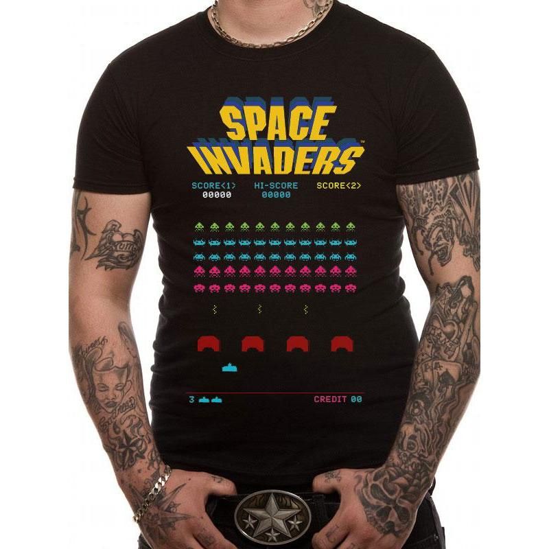 Rubies Space Invaders Arcade Unisex T-Shirt T-Shirts
