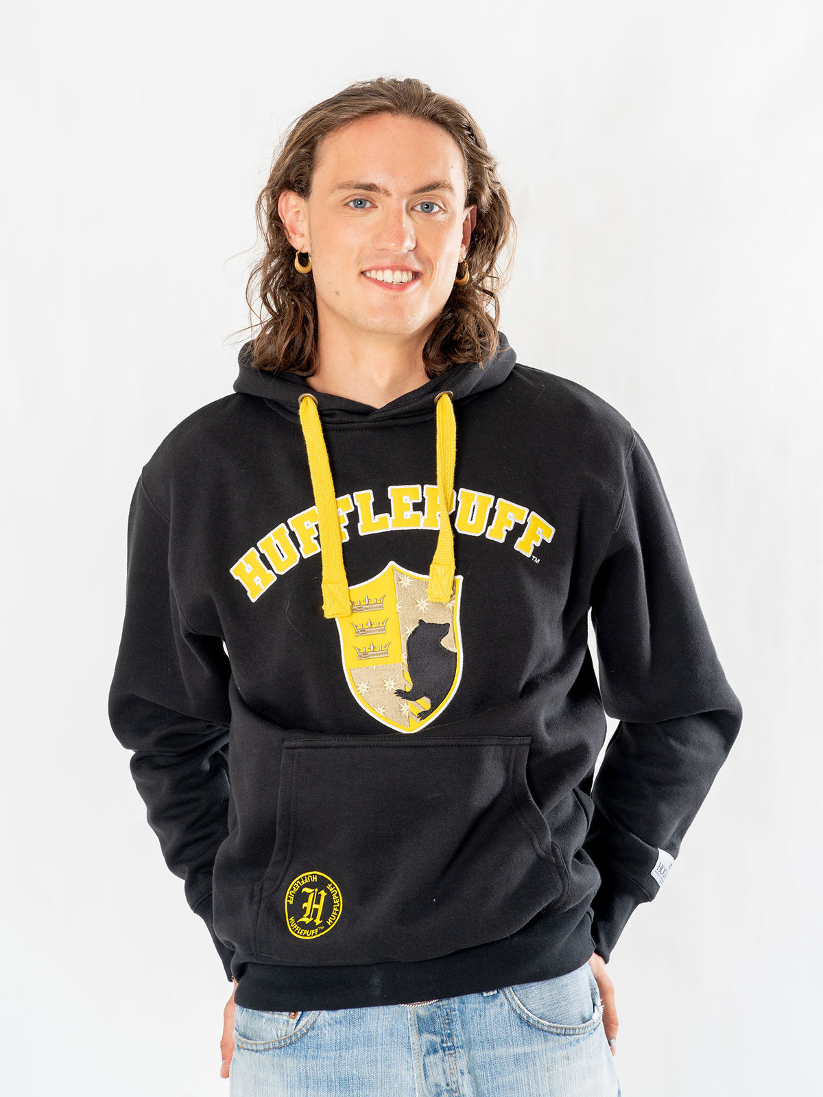 Rubies Hufflepuff Adult Harry Potter Deluxe Hoodie Hoodies für Unisex
