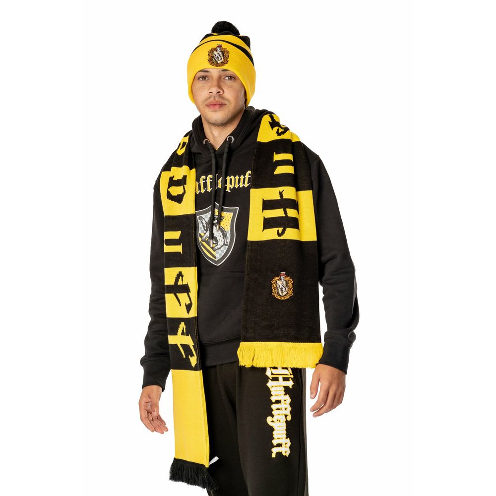 Rubies Hufflepuff Long Length Embroidered Harry Potter Scarf Kostümzubehör für Unisex