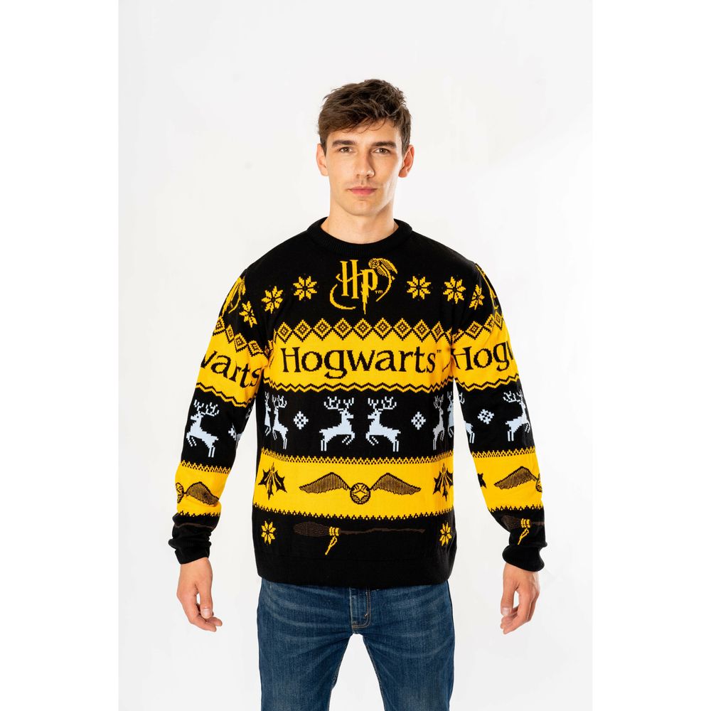 Rubies Deluxe Christmas Hogwarts Harry Potter Knitted Jumper Hoodies für Unisex
